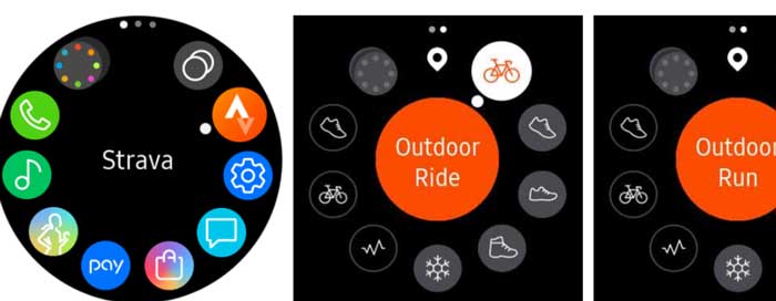 Strava uygulaması