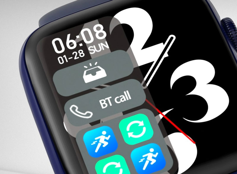DT100-Smartwatch-Menüler