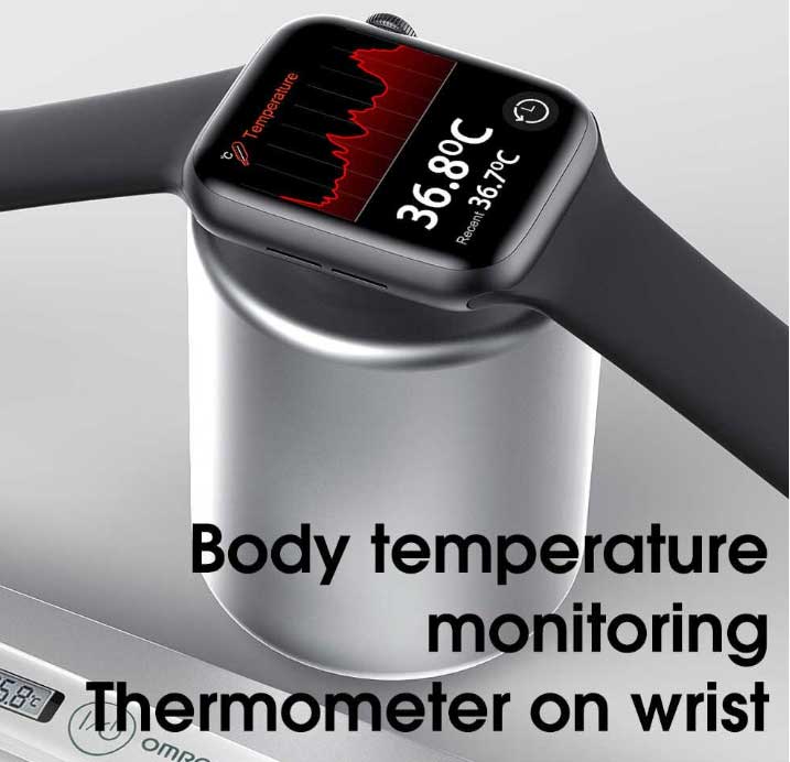 IWO-W46-Smartwatch için Termometre