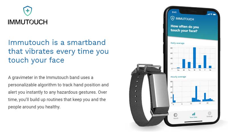 Immutouch Smartband - Corona Virüsüyle Savaşmak İçin Giyilebilir