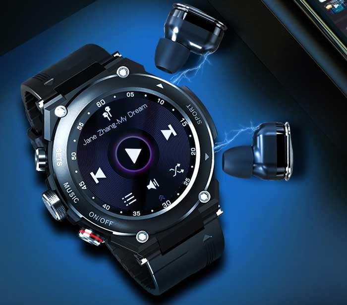 LEMFO-T92-Bluetooth kulaklıklı akıllı saat