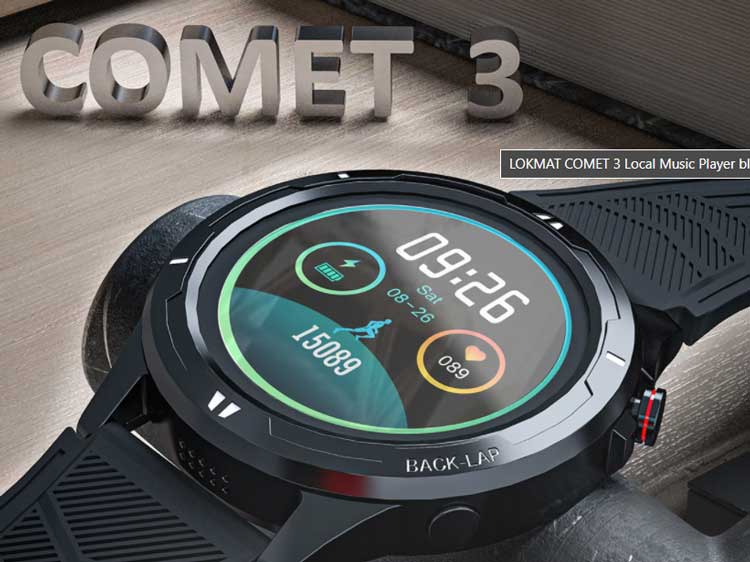 LOKMAT Comet 3 Smartwatch – Bluetooth Çağrılı, Müzik Çalarlı Özelliklerin Gözden Geçirilmesi