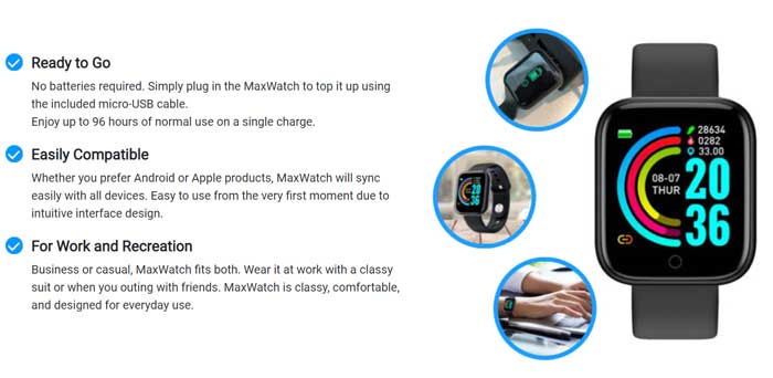 maxwatch akıllı saat