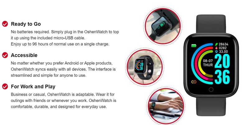 Oshenwatch-akıllı saat