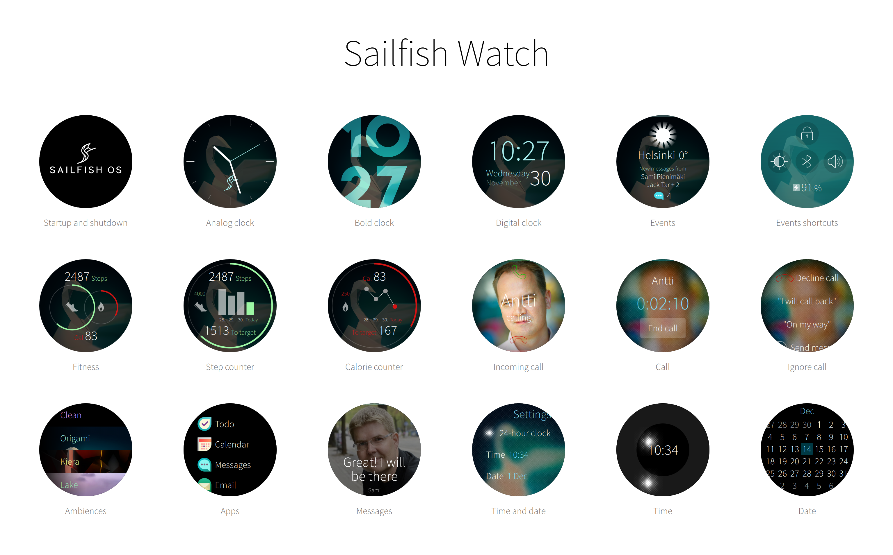Sailfish Watch OS, Android Smartwatch'a Taşındı