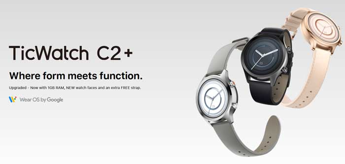 ticwatch c2+ akıllı saat
