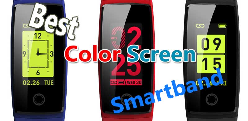 En İyi Renkli Ekran Smartband - 2018 için Ucuz Fitness Takipçisi