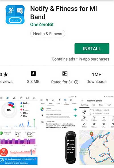 Xiaomi Mi Band 4 için Uygulamaları İndirin