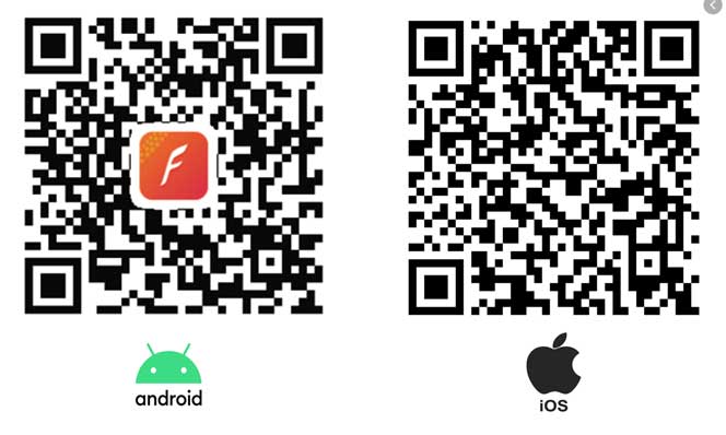 iOS ve Android için QR kodu, VerfyFit Pro uygulaması