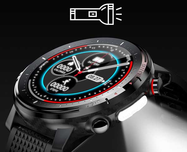 Microwear L15 – LED Meşale Işığına Sahip Akıllı Saat